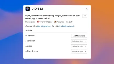 Slack Integration+ for Jira — Atlassian plugin