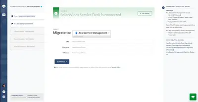 SolarWinds Service Desk to Jira Service Management Import — Atlassian plugin