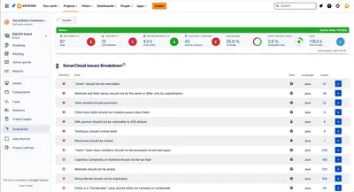 SonarQube Connector for Jira — Atlassian plugin