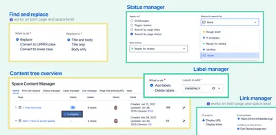 Space Content Manager - bulk manage content in Confluence — Atlassian plugin