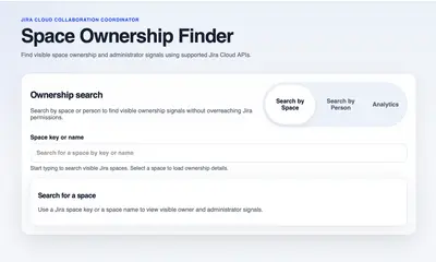 Space Ownership Finder — Atlassian plugin