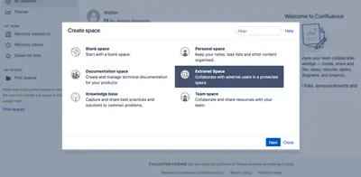 Space Privacy - Extranet for Confluence — Atlassian plugin