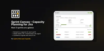 Sprint Canvas for Jira (Capacity Planning) — Atlassian plugin