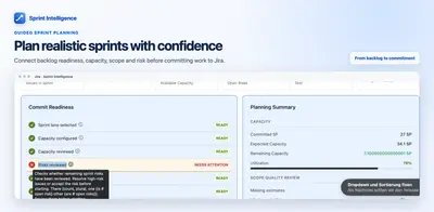 Sprint Intelligence – Plan, Track & Improve — Atlassian plugin