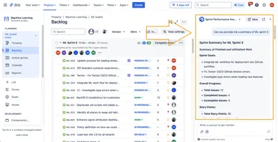 Sprint Performance Assistant — Atlassian plugin