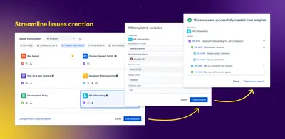 STAGIL Issue Templates & Scheduler — Atlassian plugin
