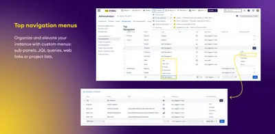 STAGIL Navigation Menus for Jira — Atlassian plugin