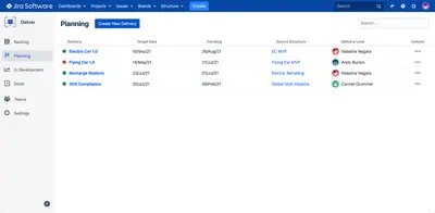 Structure.Deliver by Tempo - Agile Project Forecasting — Atlassian plugin