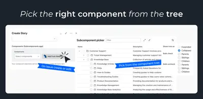 Subcomponents for Jira Cloud: Components Hierarchy, Packages — Atlassian plugin