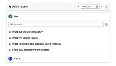 Swift Daily: Standup & Async Statuses for Jira — Atlassian plugin