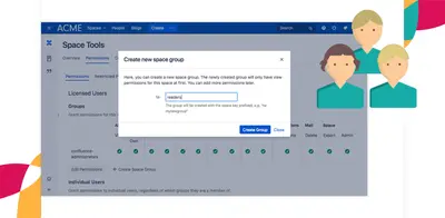 Team Admin - Space Group Management for Confluence — Atlassian plugin