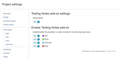 Testing Notes: QA & Test Management Tool — Atlassian plugin