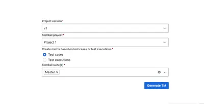 Testrail Traceability Matrix — Atlassian plugin