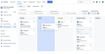 Ticket Status Manager for Jira — Atlassian plugin