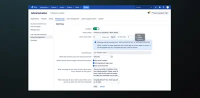 Time Tracking Enforcer for Jira — Atlassian plugin