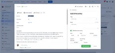 TimeCamp Time Tracking — Atlassian plugin