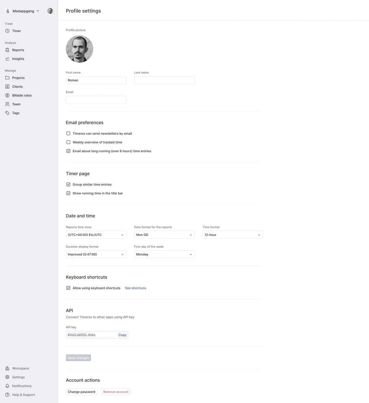 Timeroo tracker — screenshot from the Atlassian Marketplace listing