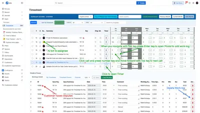 Timesheet for Jira for Cities — Atlassian plugin