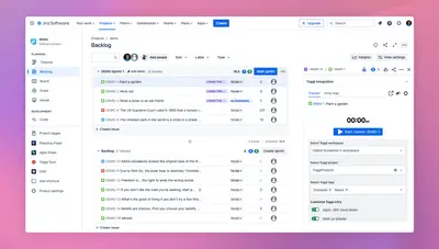 Toggl Integration for Jira — Atlassian plugin