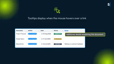 Tooltips — Atlassian plugin