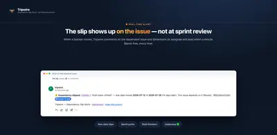 Tripwire — Dependency Slip Alerts for Jira — Atlassian plugin