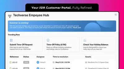 UniPortal | Service Requests from Many Sites — Atlassian plugin