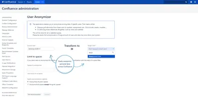 User Anonymizer for Confluence (GDPR) — Atlassian plugin
