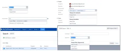 UX Software: User Selection Field — Atlassian plugin