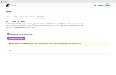 Visual testing and reviews for Bitbucket — Atlassian plugin