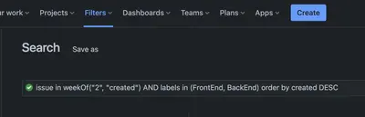 Week Of — Atlassian plugin
