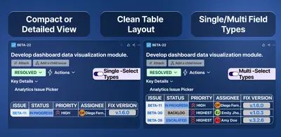 Work Item Picker - Custom Issue Picker Field for Jira — Atlassian plugin