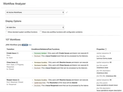Workflow Analyzer for Jira — Atlassian plugin