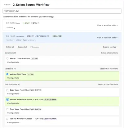 Workflow Rule Copier for Jira — Atlassian plugin