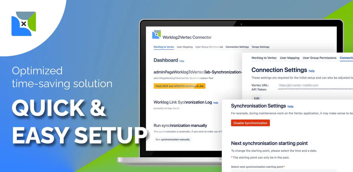 Worklog2Vertec — screenshot from the Atlassian Marketplace listing