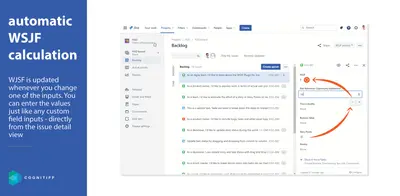 WSJF Calculation and Sorting for Jira — Atlassian plugin