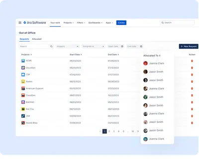 Z-Out Of Office Manager — Atlassian plugin