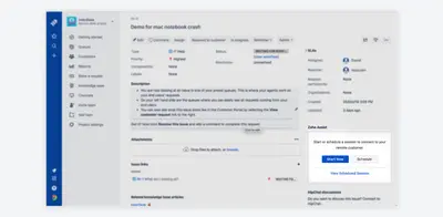 Zoho Assist - Remote Support — Atlassian plugin