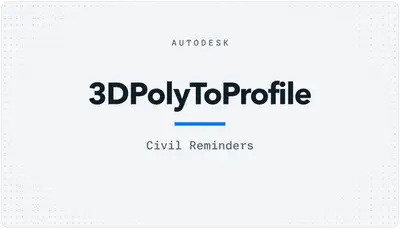 3DPolyToProfile — Autodesk plugin