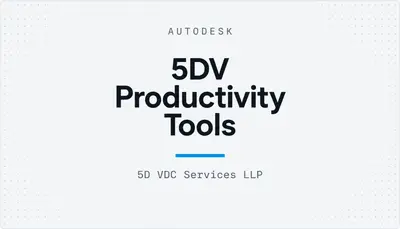 5DV Productivity Tools — Autodesk plugin