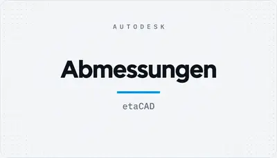 Abmessungen — Autodesk plugin