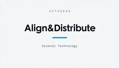 Align&Distribute — Autodesk plugin