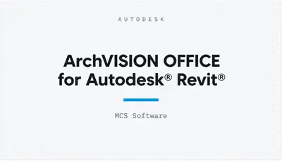 ArchVISION OFFICE for Autodesk® Revit® — Autodesk plugin
