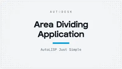 Area Dividing Application — Autodesk plugin