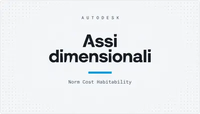 Assi dimensionali — Autodesk plugin