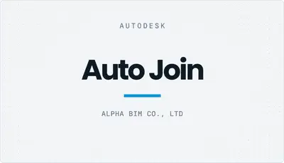 Auto Join — Autodesk plugin