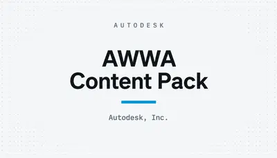 AWWA Content Pack — Autodesk plugin