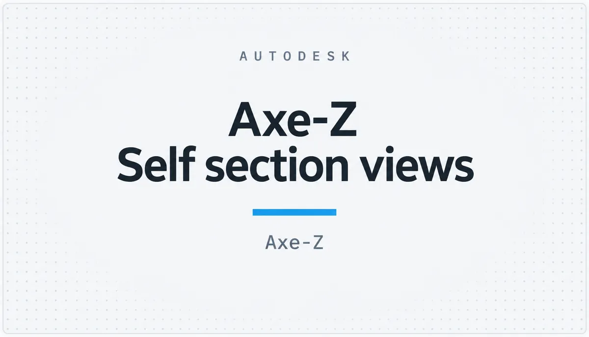 Axe-Z Self section views — cover image