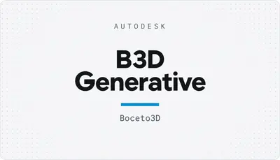 B3D Generative — Autodesk plugin