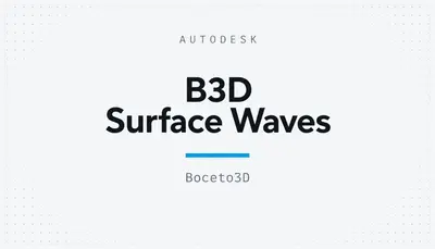 B3D Surface Waves — Autodesk plugin