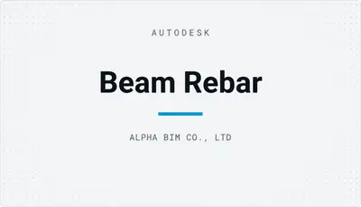 Beam Rebar — Autodesk plugin